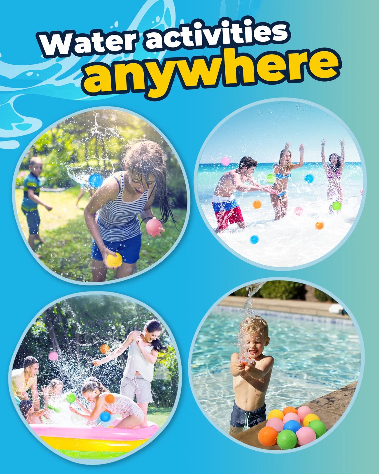 Splash Pop Reusable water balloons
