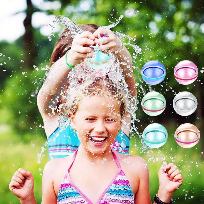 Ultimate Fun with Reusable Magnetic Water Balloons β Quick Fill Self-Sealing Splash Balls for Kids' Pool Parties!