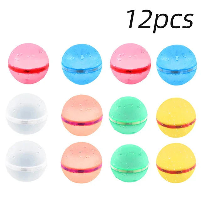 Reusable Magnetic Water Balloons β Quick-Fill Self-Sealing Splash Balls for Children's Pool Parties