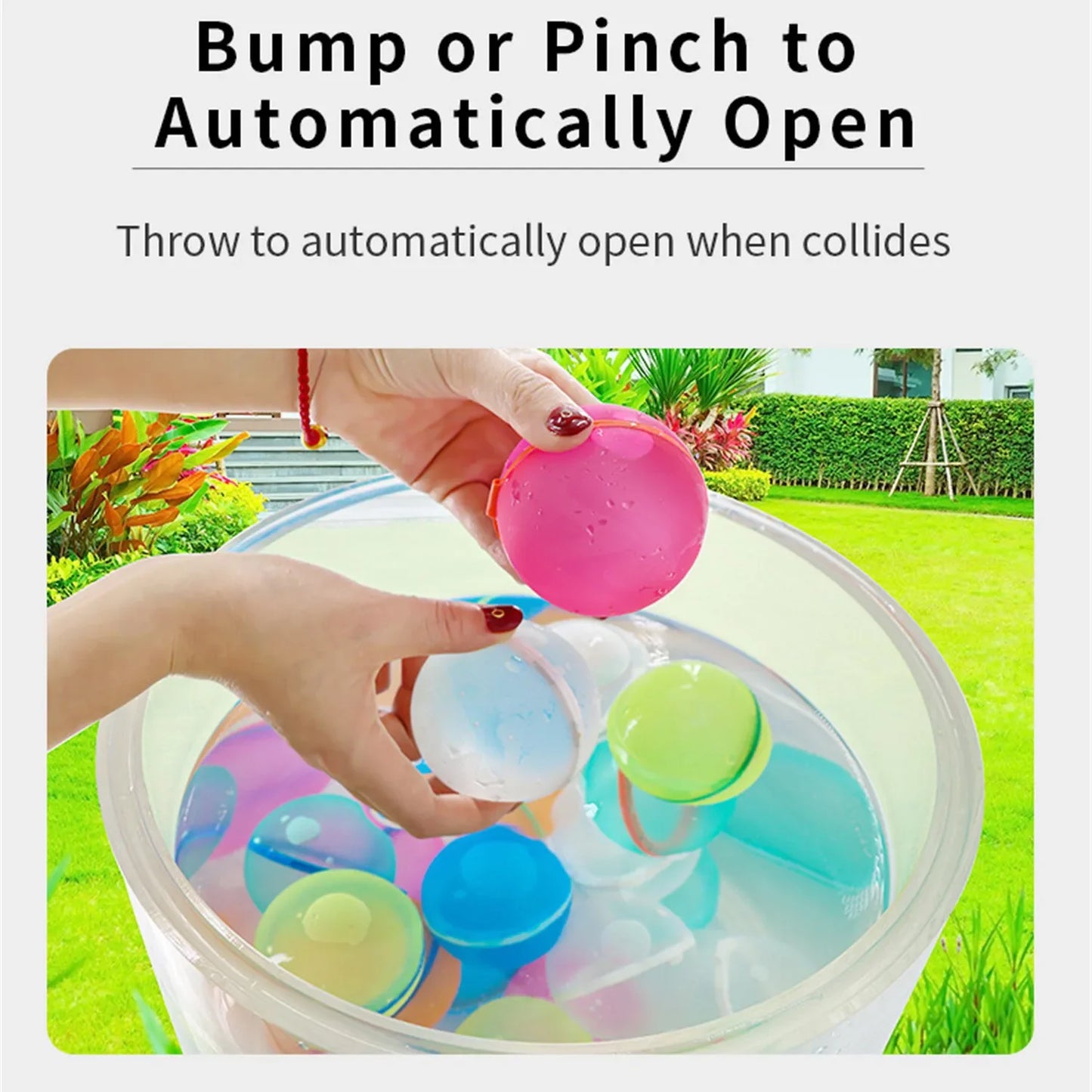 Splash Pop Reusable water balloons