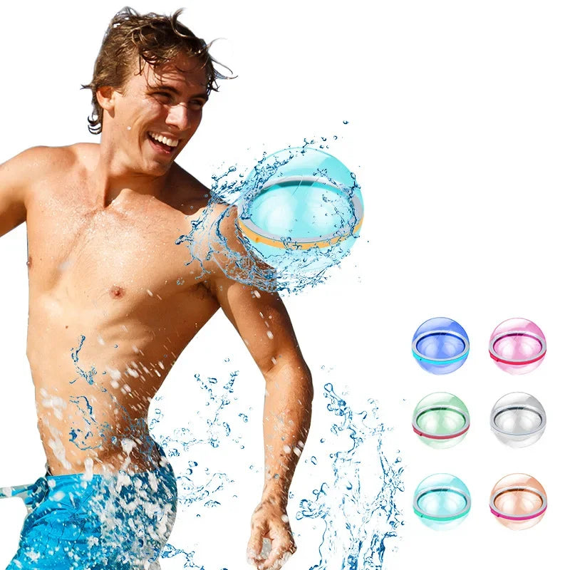 Ultimate Fun with Reusable Magnetic Water Balloons β Quick Fill Self-Sealing Splash Balls for Kids' Pool Parties!