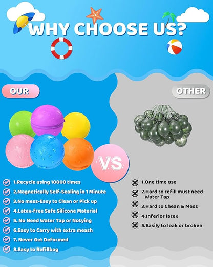 Splash Pop Reusable water balloons